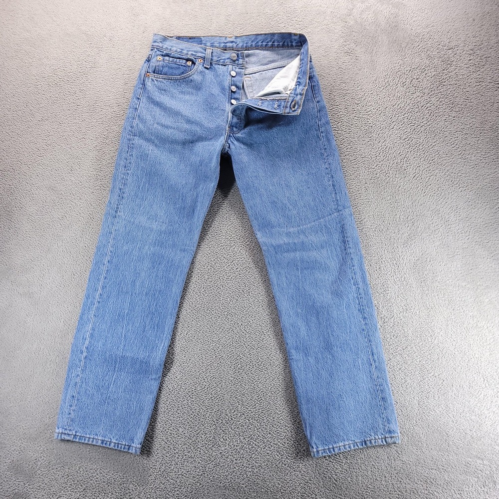 VTG Levis 501 Jeans Mens 33x30 Blue Regular Straight Button Fly 80s Made in USA